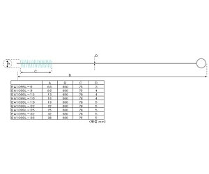 GXR `[uuV(XeX) 38.0×680mm EA109SL-38 1{