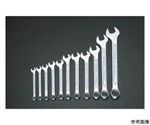 エスコ 片目片口スパナ 15本組/6-32mm EA614ST 1組