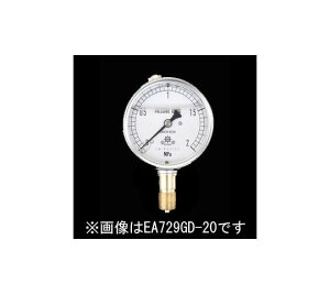 �G�X�R ���͌v(�O���Z������) 75mm/0-1.0MPa EA729GE-10 1��