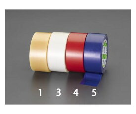 エスコ 50mm×50m手切れ粘着テープ(白) EA944NB-3 1個