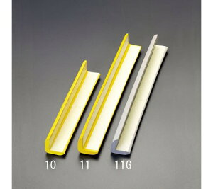 エスコ 54×54×330mm スポンジコーナーガード(粘着付/黄) EA983FJ-10 1個