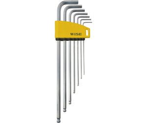 フジ矢 硬質ボールポイント六角棒レンチ 7本組 WLB330N-7S(WISE) 1組