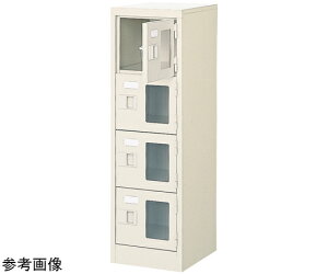 三島精器 扉付 シューズボックス 鍵無 1列4段(4人用) BST1-4WMXN 1台