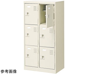 三島精器 扉付 シューズボックス 鍵無 1列6段(6人用) BST2-3LLN 1台