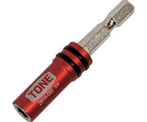 TONE 電動ドリル用ビットホルダー 差込角6.35mm 全長65mm 2BHA-065 1個