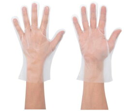 ショーワグローブ ポリエチレン使い捨て手袋 ナイスハンドきれいな手つかいきりグローブ 内エンボス100枚入 Lサイズ NHKTTGPE-L100P 1箱(100枚入)