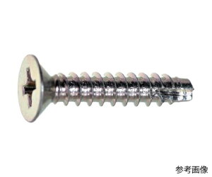 トラスコ中山 皿頭タッピングねじ 三価黒 2種B1 M5×16 260本入 ヘキサゴンパック S029-00516 1缶(260本入)