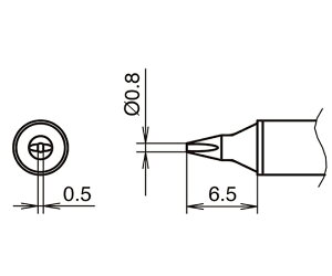 �����iHAKKO�j IH�͂񂾂���FX100�p ���Đ� 0.8D�^/350�� T31B-03D08 1��