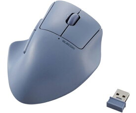 エレコム マウス SHELLPHA 無線2.4GHz 5ボタン チルトホイール 抗菌仕様 静音設計 ネイビー M-SH30DBSKNV 1個
