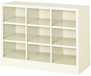 三島精器 オープンシューズボックス 3列3段(9人用) BS-9NW3SN 1台