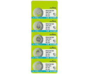 ���c���쏊 ������_����d�r 11.6×4.2mm 1�V�[�g�i5���j SR43(W/SW) 1��(5��)