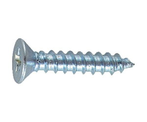 トラスコ中山 皿頭タッピングねじ 1種A 三価白 M4×25 66本入 B708-0425 1パック(66本入)