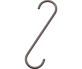 水本機械製作所 ファンシーSフックストレート（ブラウン）　全長500mm A-1041 1本