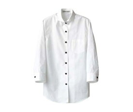 セブンユニフォーム 女性用七分袖シャツ CH4427-0 ホワイト 13号 4311230 1個