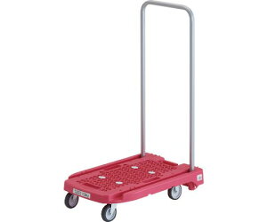 トラスコ中山 樹脂台車 アクロキャリー 600X390 ピンク AC1P 1台