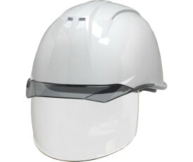 DICプラスチック 透明バイザーヘルメット（シールド面付）　AA11EVO-CS　KP　白/スモーク AA11EVO-CS-HA6-KP-W/S 1個