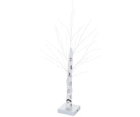 アズワン ツインクルLEDライトブランチツリー ホワイト 白樺風 高さ60cm 37-16-9-1 1個