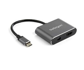 StarTech.com USB-C - Mini DisplayPort/HDMI変換アダプタ 4K/60Hz対応 1個 CDP2HDMDP