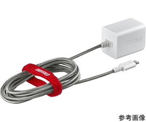 BUFFALO 2.4A USB�}���[�d�� Lightning�P�[�u����̌^�^�C�v 1.5m �z���C�g 1�� BSMPA2403LC1WH