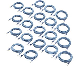 �G���R�� LAN�P�[�u�� CAT5e���� EU RoHS�w�ߏ��� �ܐ܂�h�~ �ȈՃp�b�P�[�W�d�l 3m �u���[ 20�Z�b�g 1�Z�b�g(20��) LD-CTT/BU3/RS2