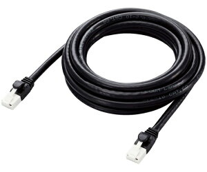 エレコム LANケーブル CAT6A対応 EU RoHS指令準拠 爪折れ防止 簡易パッケージ仕様 3.0m ブラック 1本 LD-GPAT/BK3/RS