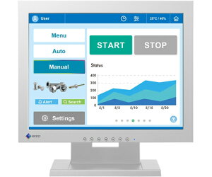 EIZO 38cmi15.0j^^b`plJ[tj^[ DuraVision FDX1502T-T OC 1 FDX1502T-TGY