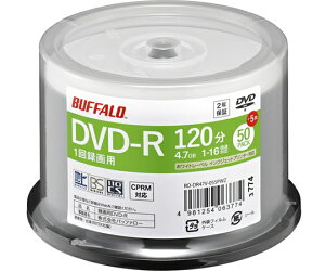 BUFFALO wfBA DVD-R ^p 120 @l`l 50+5 1 RO-DR47V-055PWZ