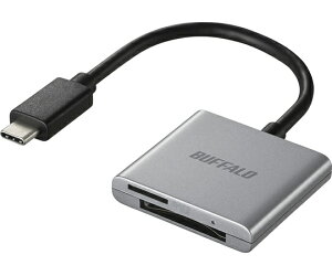 BUFFALO USB3.2 Gen1 Type-C J[h[_[ SD/microSDp Vo[ 1 BSCR110U3CSV