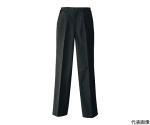 アイトス メンズシャーリングパンツ(1タック) ブラック(ハーフ仕様 Dカン付) 6L 1着 HS2600-910-6L