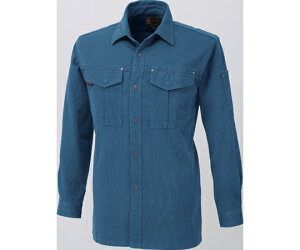 中国産業 長袖シャツ ロイヤルB 6L 1個 #7901-44-6L