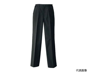 アイトス メンズシャーリングパンツ(1タック) ブラック(裾上げ品) 5L 1着 HS2600-010-5L