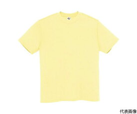 アイトス Tシャツ（男女兼用）　ライトイエロー　L 1着 MT180-027-L