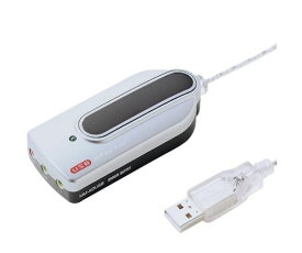 サンワサプライ 変換アダプター(USB/オーディオ) 1個 EA763BC-62
