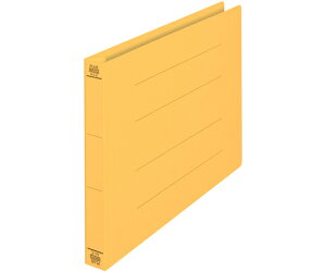 プラス フラットファイル 厚とじ300 A4-E イエロー 1冊 NO.022NW YL