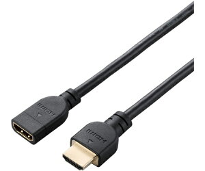 �G���R�� HDMI�����P�[�u�� 4K60P�Ή� 1.0m �u���b�N 1�{ DH-HDEX10BK