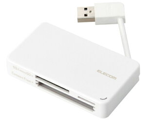 GR [_C^ P[u[^Cv USB2.0Ή P[u6cm SD+microSD+CFΉ zCg 1 MR-K304WH