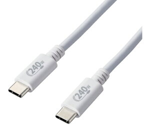 GR USB2.0P[u C-C^Cv Fؕi USB Power DeliveryΉ 240W 2.0m zCg 1{ U2C-CCPE20NWH