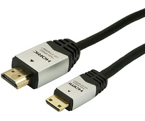 �y10������X���S�i�|�C���g5�{�z�z�[���b�N �n�C�X�s�[�hHDMI�~�j�P�[�u���@2.0m�@�V���o�[�@�^�C�vC�I�X-�^�C�vA�I�X 1�� HDM20-015MNS