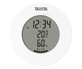 タニタ デジタル温湿度計　ホワイト 1個 TT-585-WH