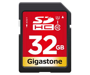 Gigastone U1V10�N���X SD�J�[�h 32GB 1�� GJSX-32GV1