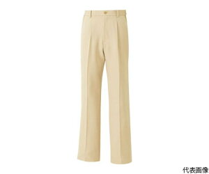 アイトス メンズシャーリングパンツ(1タック) ライトベージュ M 1着 7643-012-M