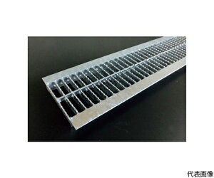 奥岡製作所 スチール製 U字溝用 グレーチング 溝幅240用 中間目 ノンスリップ 1枚 OKUN-M3 24-19【大型商品の為代引不可】