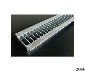 奥岡製作所 スチール製 U字溝用 グレーチング 溝幅90用 中間目 ノンスリップ 1枚 OKUN-M3 9-19【大型商品の為代引不可】