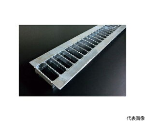 奥岡製作所 スチール製 U字溝用 グレーチング 溝幅90用 並目 ノンスリップ 1枚 OKUN-3 9-19【大型商品の為代引不可】