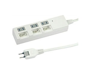 ���U���R�[�|���[�V���� �ʃX�C�b�`�t�ߓd�^�b�v�@3���@3m�@�� 1�� Y02BKS333WH