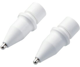 エレコム Apple Pencil専用交換ペン先 第1・第2世代両対応 金属製 極細 視差改善モデル 1mm 2個入 1箱(2個入) P-TIPAP02