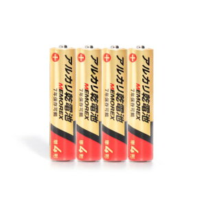 �l�N�Z�� MEMOREX�A���J�����d�r �P�l�`4�{ 1�p�b�N(4�{��) LR03/1.5V/4S7