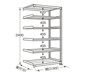 TJG ϐH߂ʒIi300kg/iEAE6ij 1200×630×2400mm 1 MB-3346R