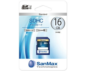 SanMax Technologies SDHC[J[hiStandardO[hj 16GB 1 SSS16U