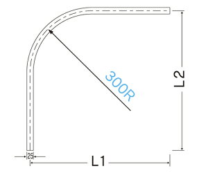 ���c�������� D25�J�[�u���[��800×800×300Rmm �A���~�V���o�[ 1�{ 9L01-AS�y��^���i�̈ב���s�z